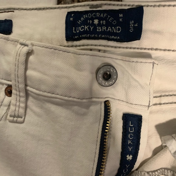 Lucky white skinny jeans size 25 woman's - Picture 2 of 4